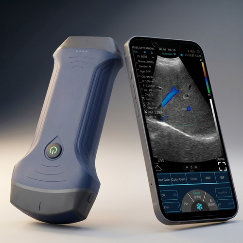 Ultrassom Konted Pro 3x1 Sem Fio e com Cabeça Dupla